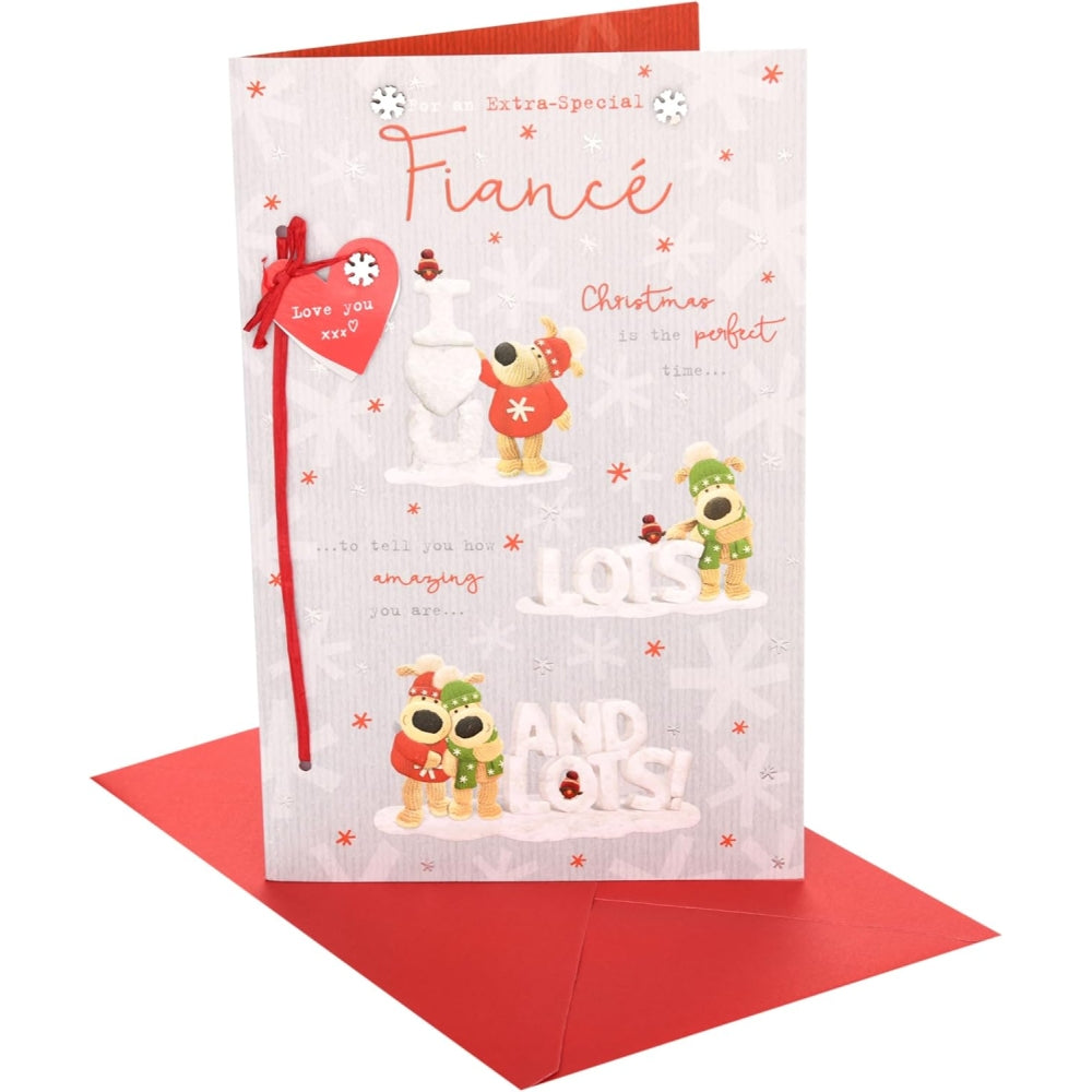 Boofles On Storyboard Fiancé Christmas Card