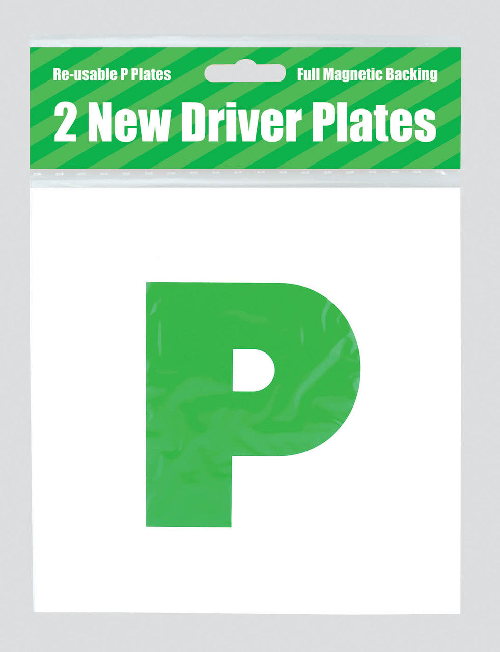2 Driving Magnetic Green P Passed Plates