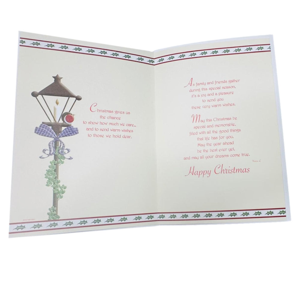 To Someone Special Sentimental Words Traditional Christmas Card