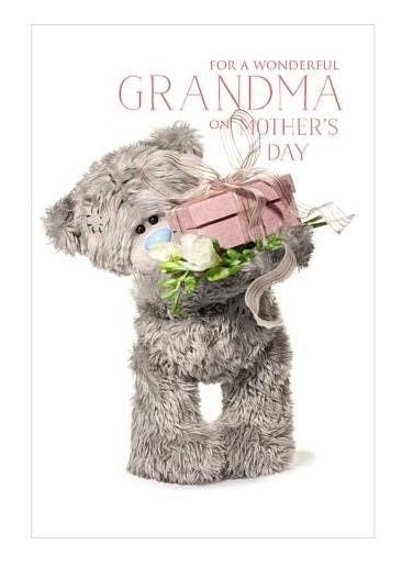 For A Wonderful Grandma Me to You Bear Mother's Day Card
