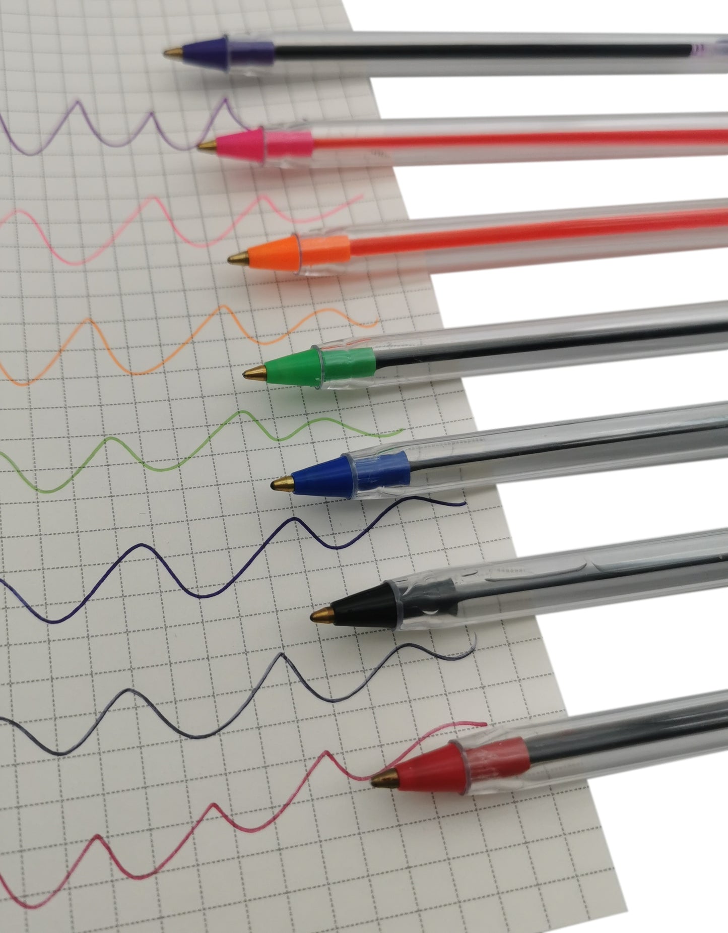 Box of 50 Purple Ballpoint Pens Smooth Glide by Janrax