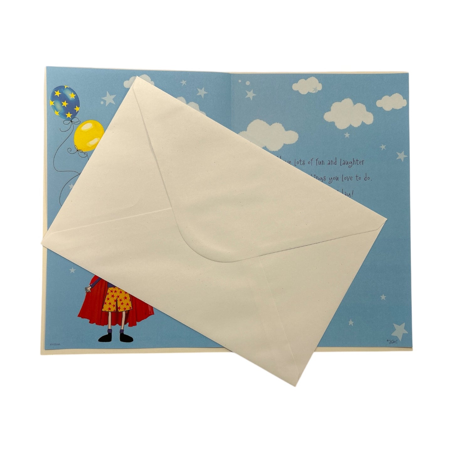 For You Son Superhero Theme Juvenile Birthday Card With Badge