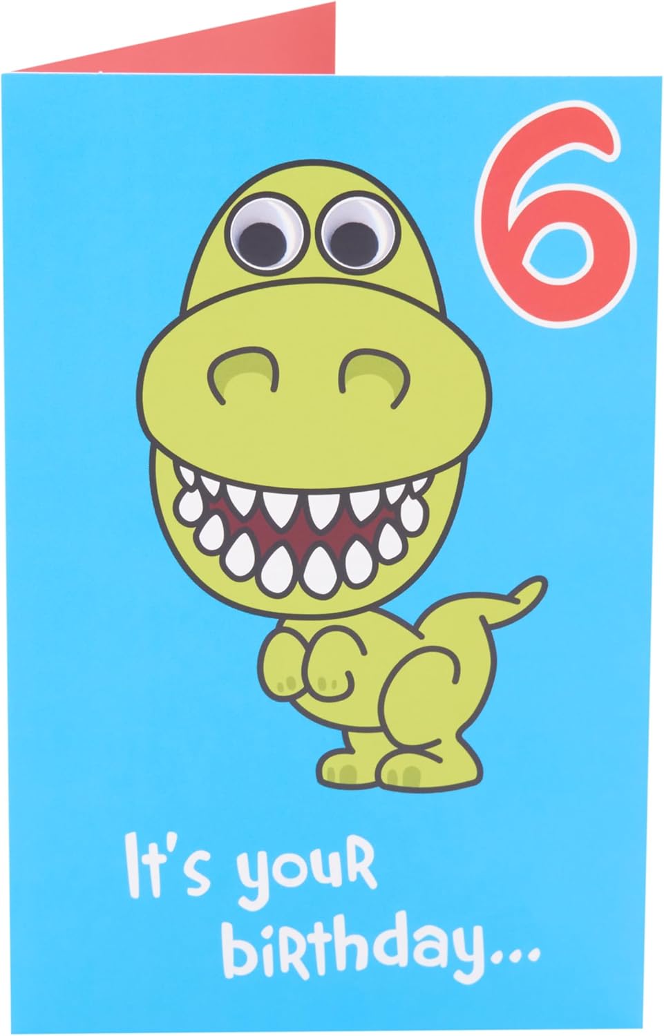 Eye Spy Dinosaur Design Age 6 Birthday Card
