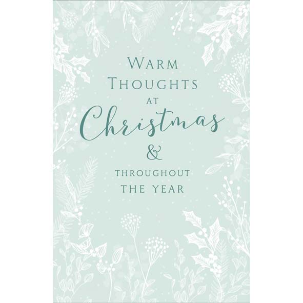 Christmas Card Conveying Warm Thoughts