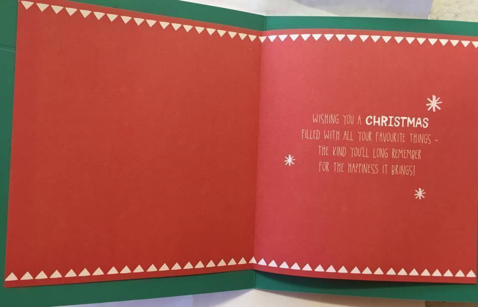 Step-Brother Colourful Cute Christmas Greeting Card