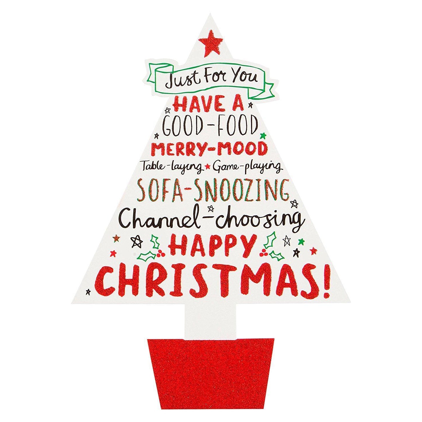 Christmas Card 'Good Food Merry Mood'