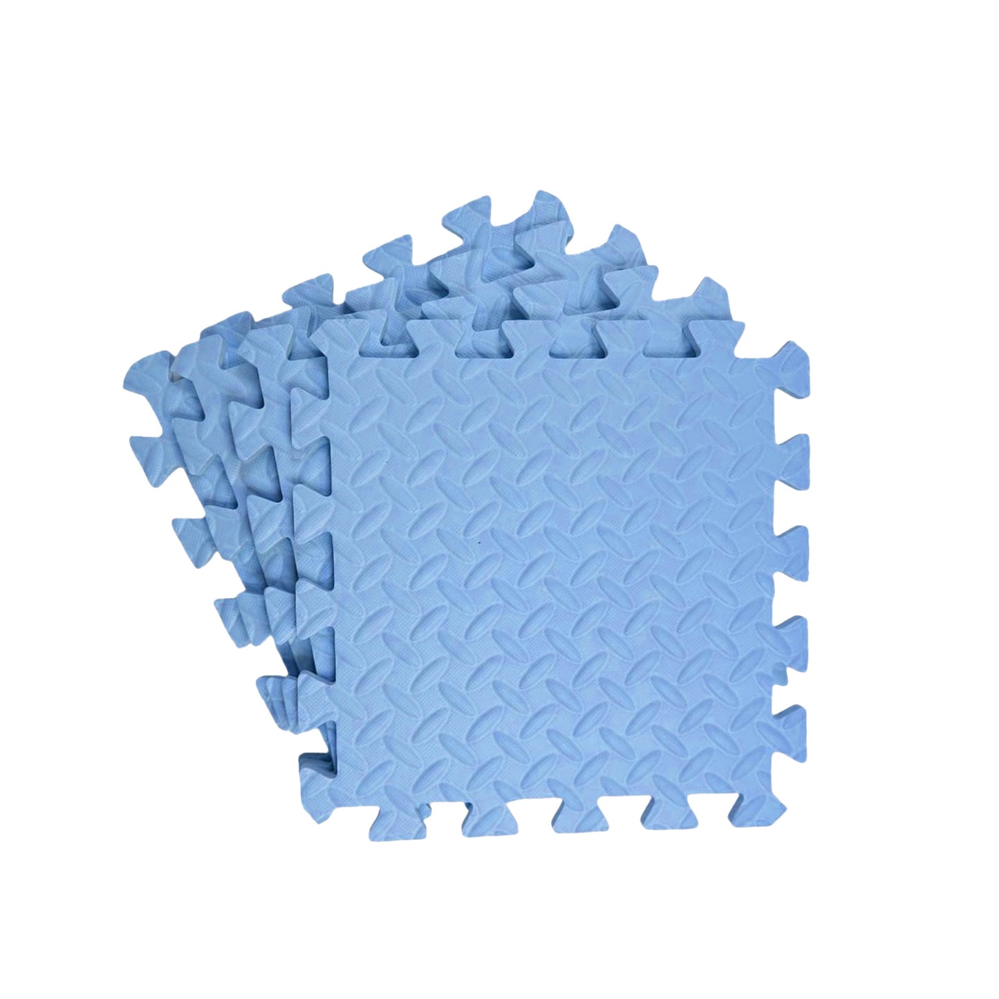 Pack of 20 30x30cm Light Blue Coloured 1cm Thick EVA Foam Mats