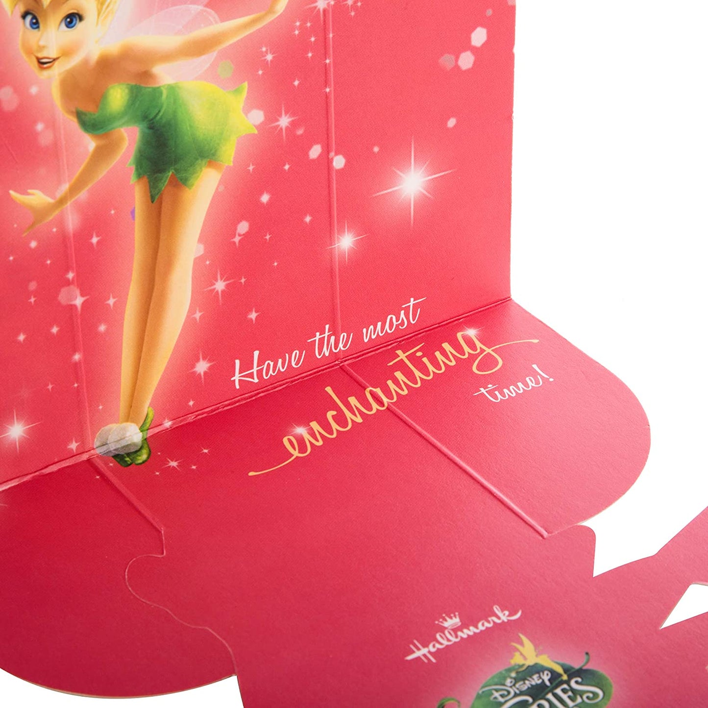 3D Sculpture Birthday Card Disney Fairies Paper WOW Design
