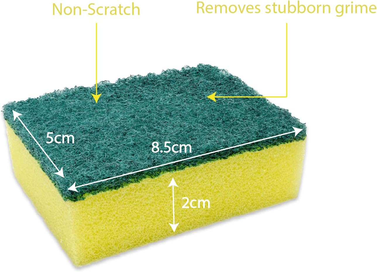 Pack of 50 Coloured Sponge Scourers