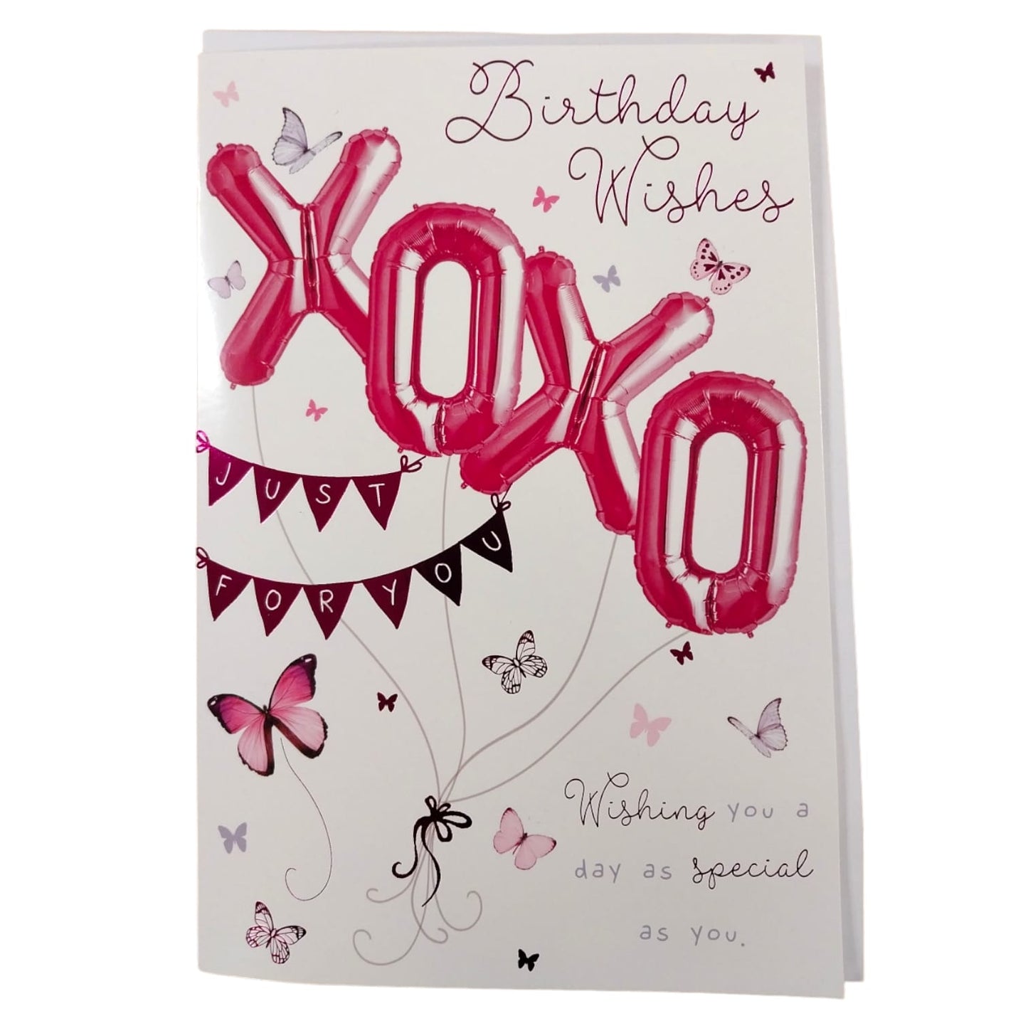 Birthday Wishes Balloon Boutique Greeting Card
