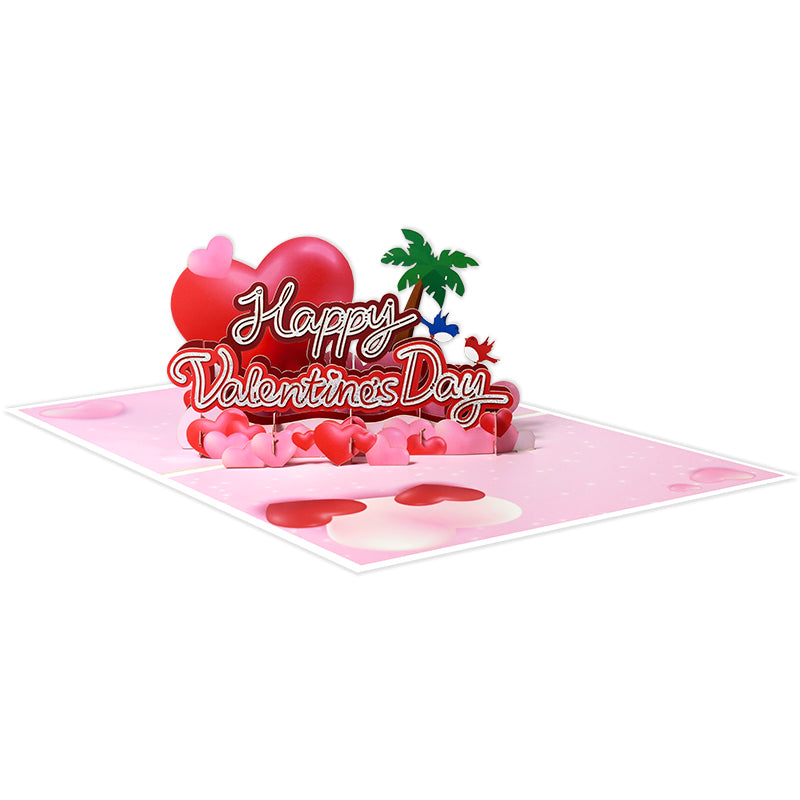 Love Island 3D Pop Up Valentine’s Day Card