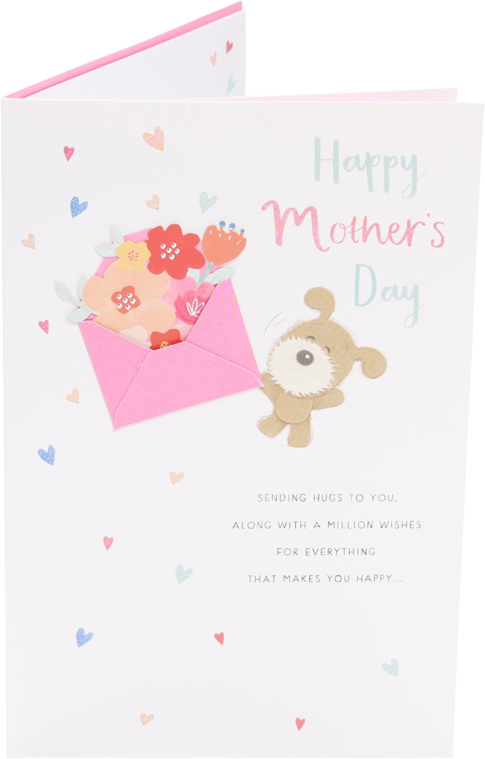 Sending Hug To You Cute Dog Design Mother's Day Card