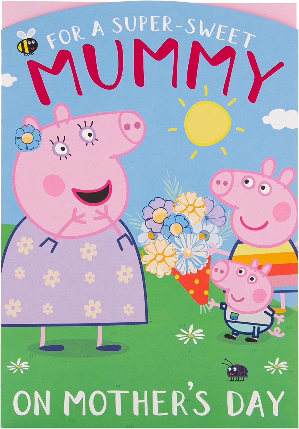 Peppa Pig Design Super Sweet Mummy Mother's Day Card