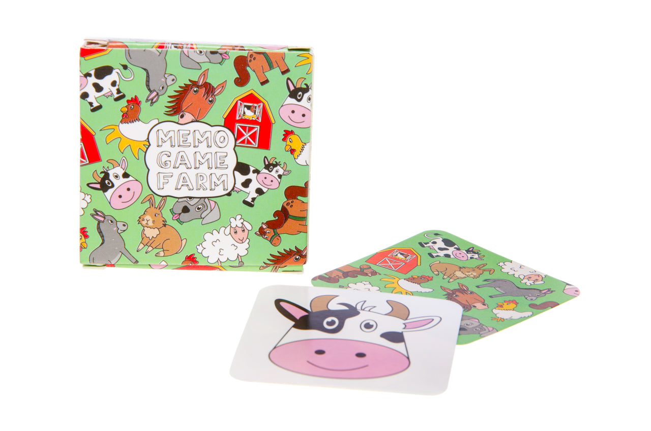 Farm Animals Mini Memory Game 28 Cards