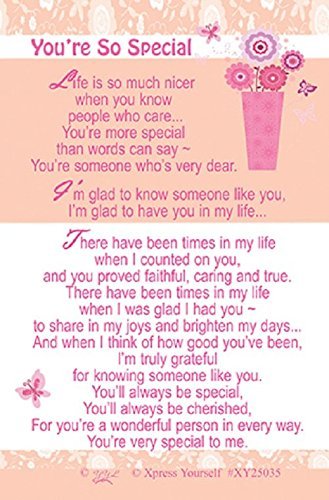 Someone Special Xpress Yourself Keepsake Wallet Purse Card
