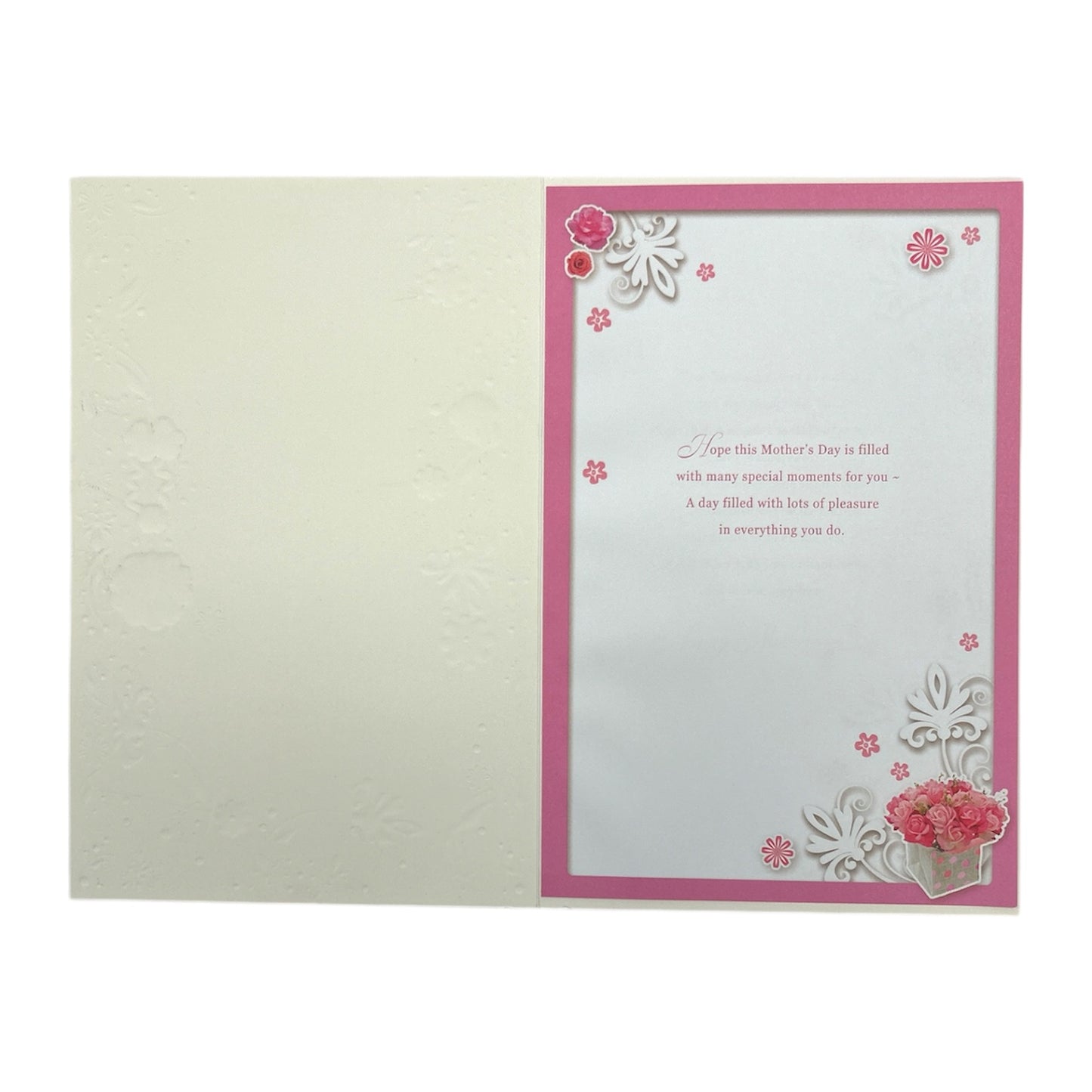 Happy Mother's Day Especially For You Foil Printed Sofa Design Open Card