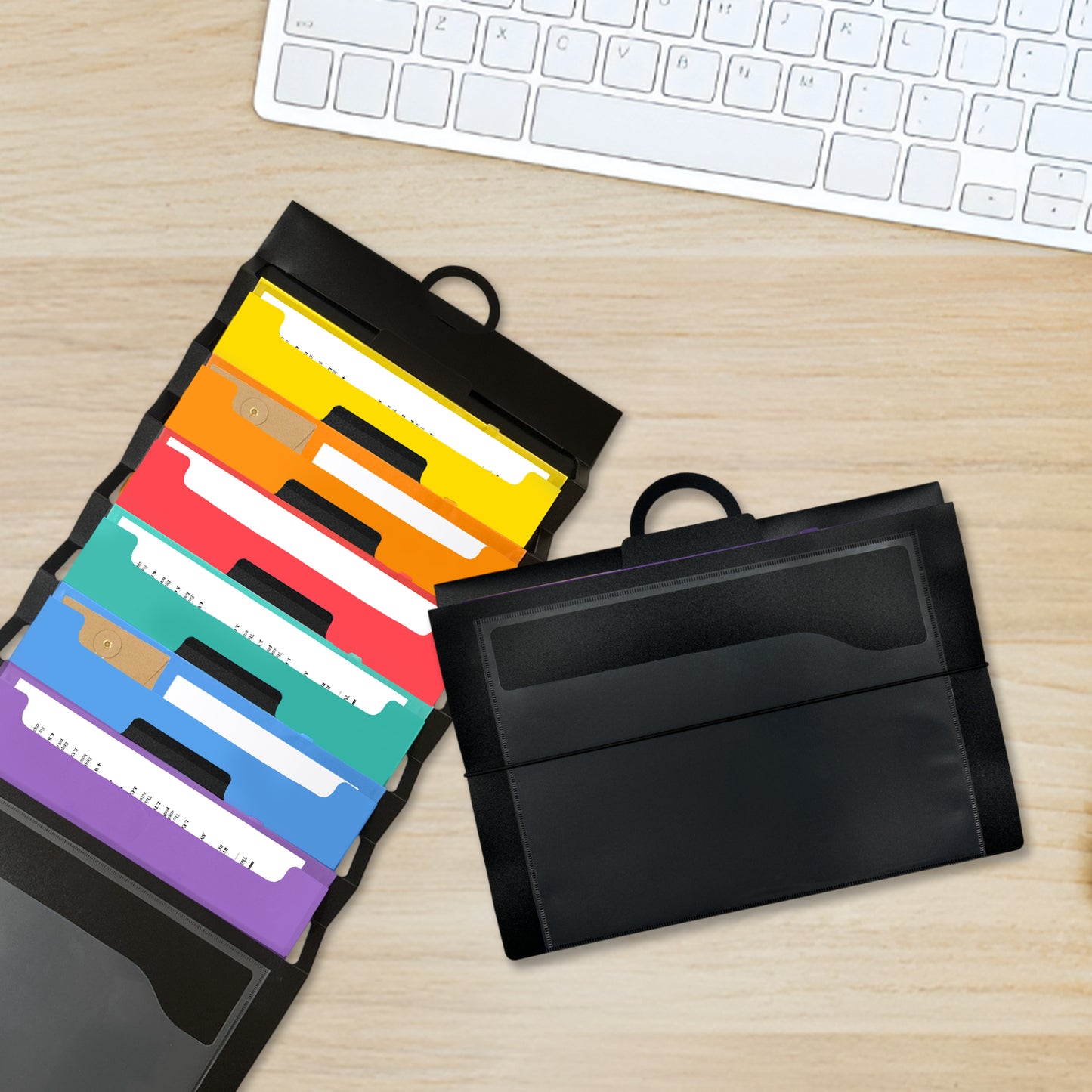 A4 6 Pocket Cascading Wall Organiser by Janrax