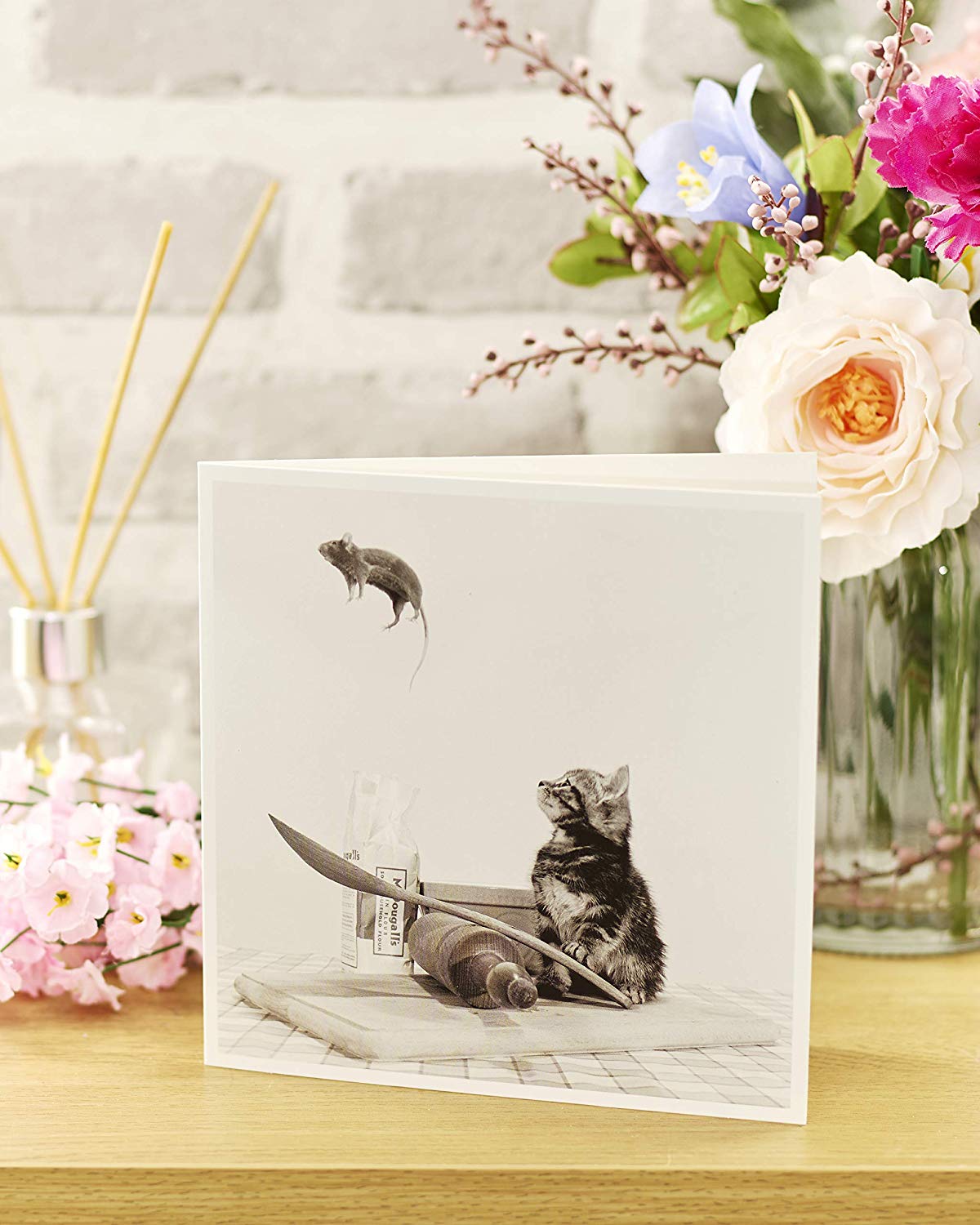 Funny Cat Birthday Card Perfect to Send for Birthday Thank You