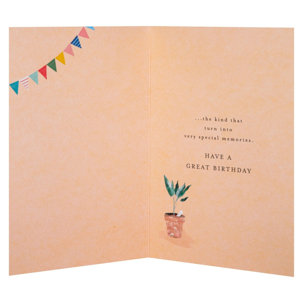 Gifts, Balloons & Plant Design Birthday Card