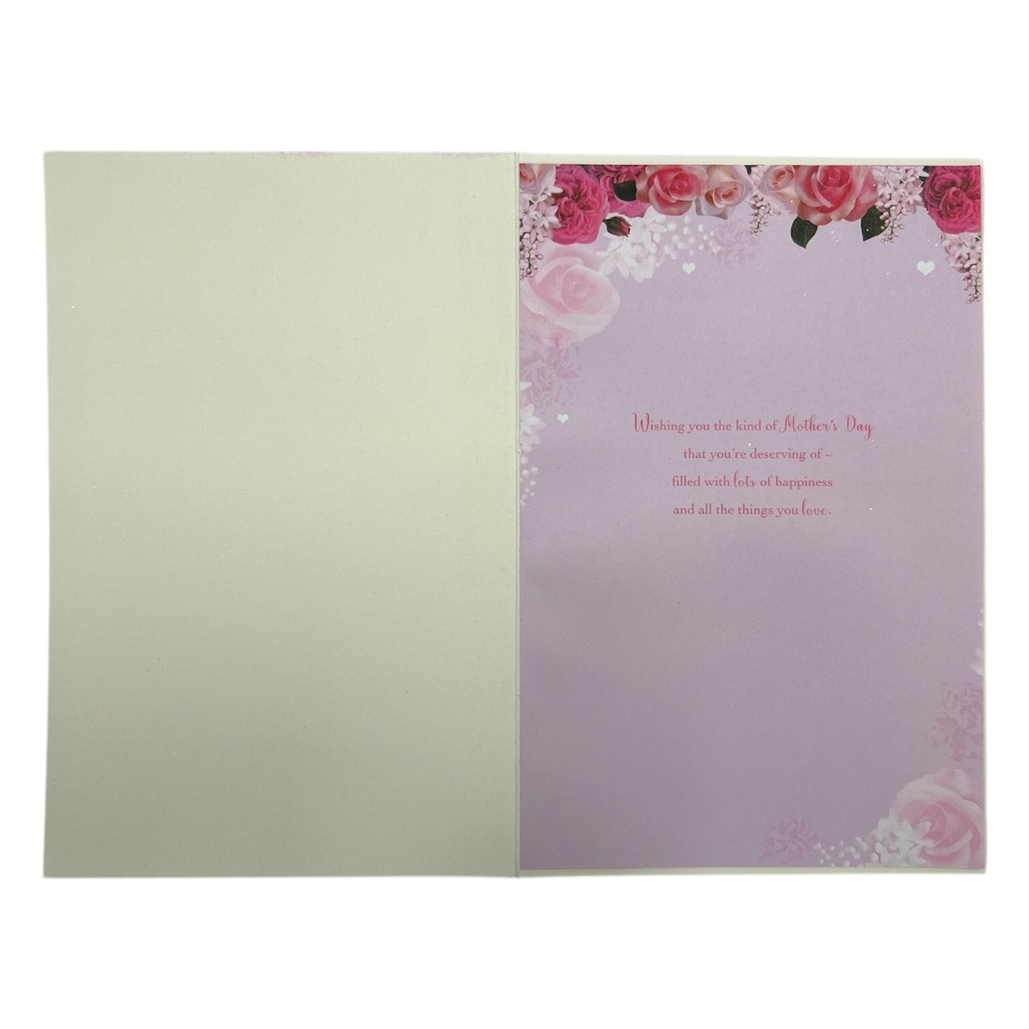 To Dear Grandma Beautiful Roses Design Pink Mother's Day Card