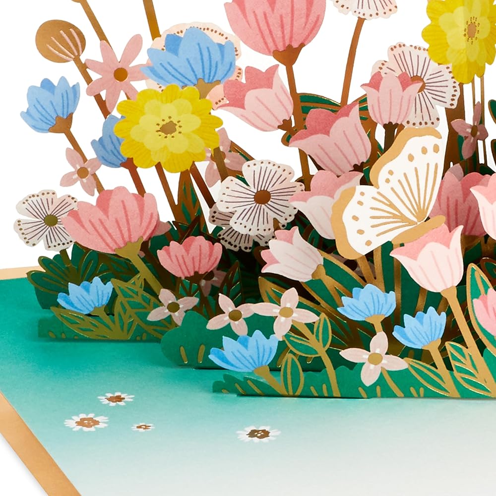 Florals & Butterflies 3D, Pop Up Mothers Day Card