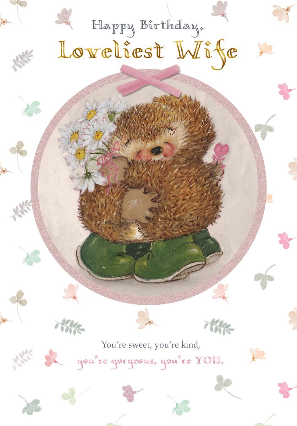 Cute Country Companions Design Wife Birthday Card