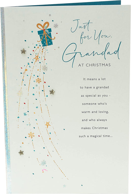 Daydreams Present Grandad Christmas Card