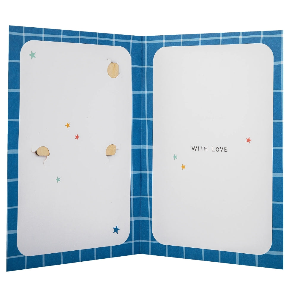 'My Cuppa Tea' Orange & Keepsake Coaster For Dad Father's Day Card