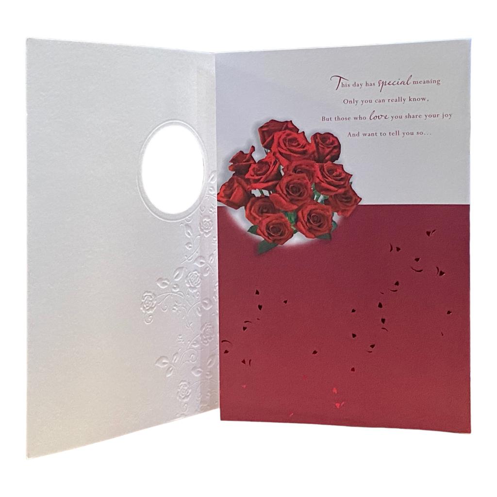 Mum & Dad 40th Wedding Anniversary (Ruby) Greeting Card