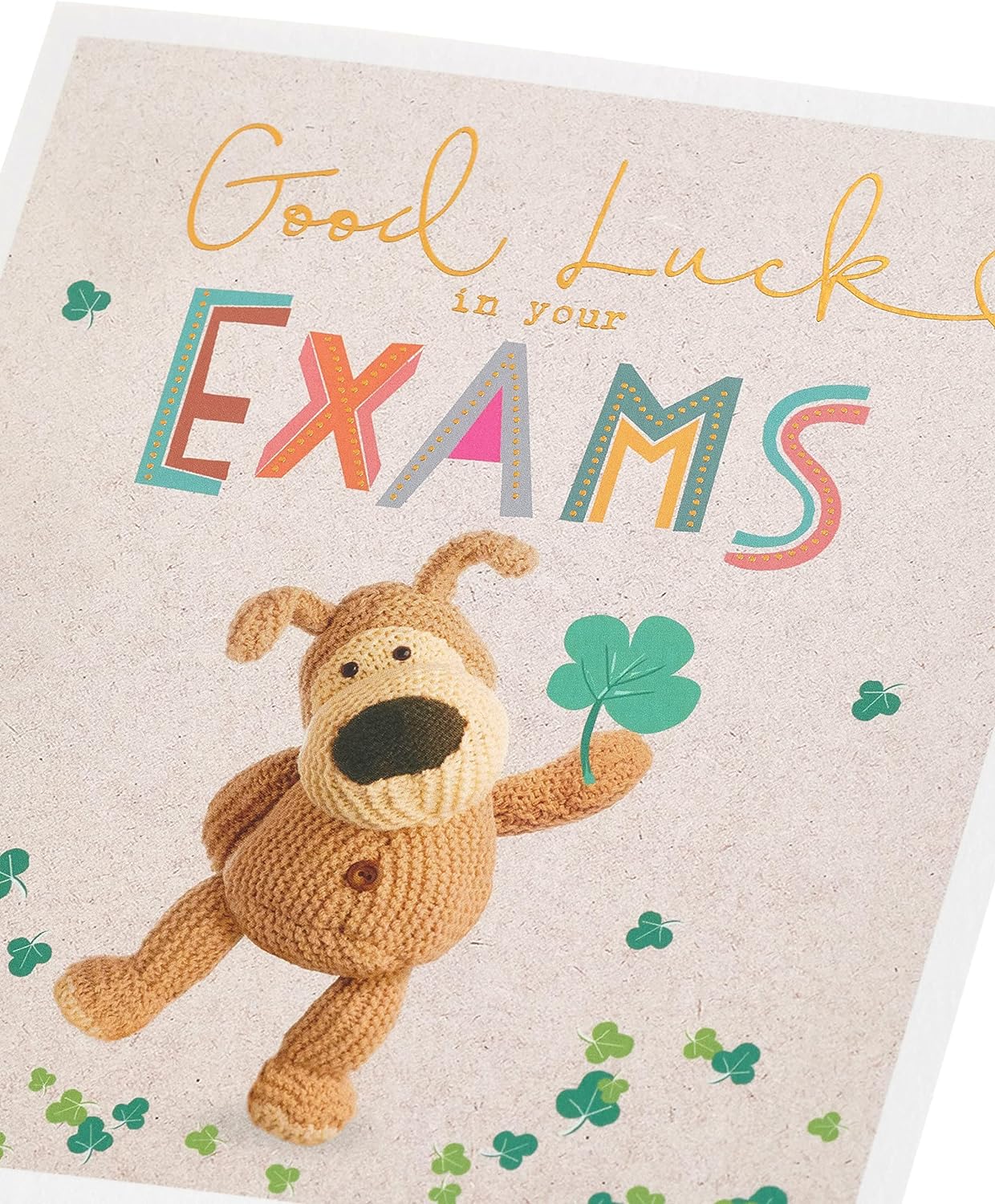 Boofle Good Luck In Your Exams Card