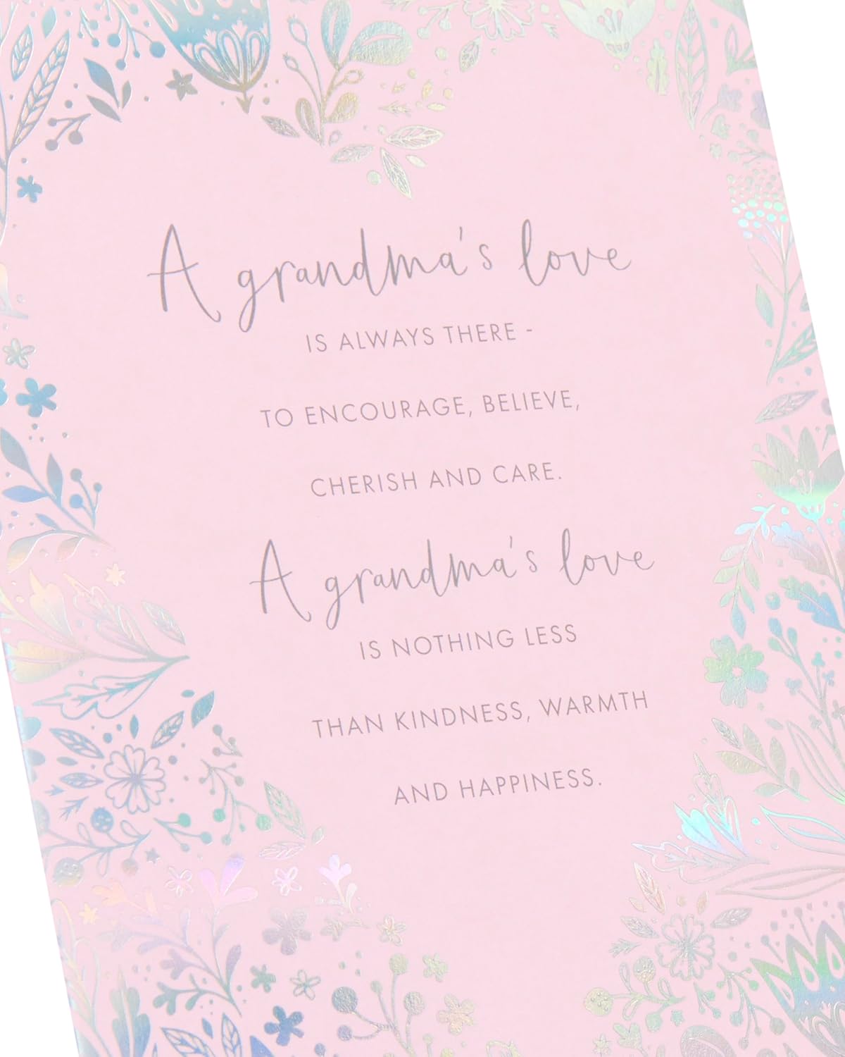 Heart Shape Pattern For Grandma Mother's Day Card