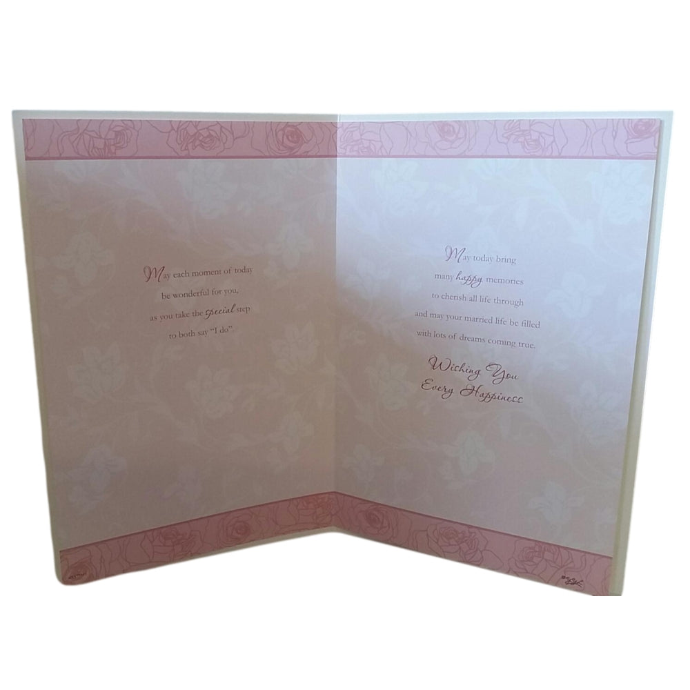 Bride And Groom Special Wishes Wedding Day Card