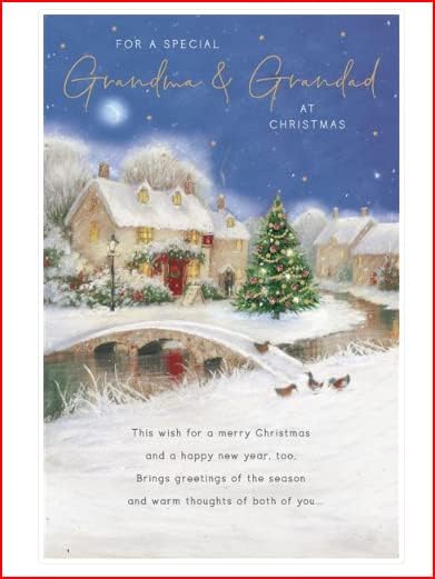For A Special Grandma & Grandad Christmas Card