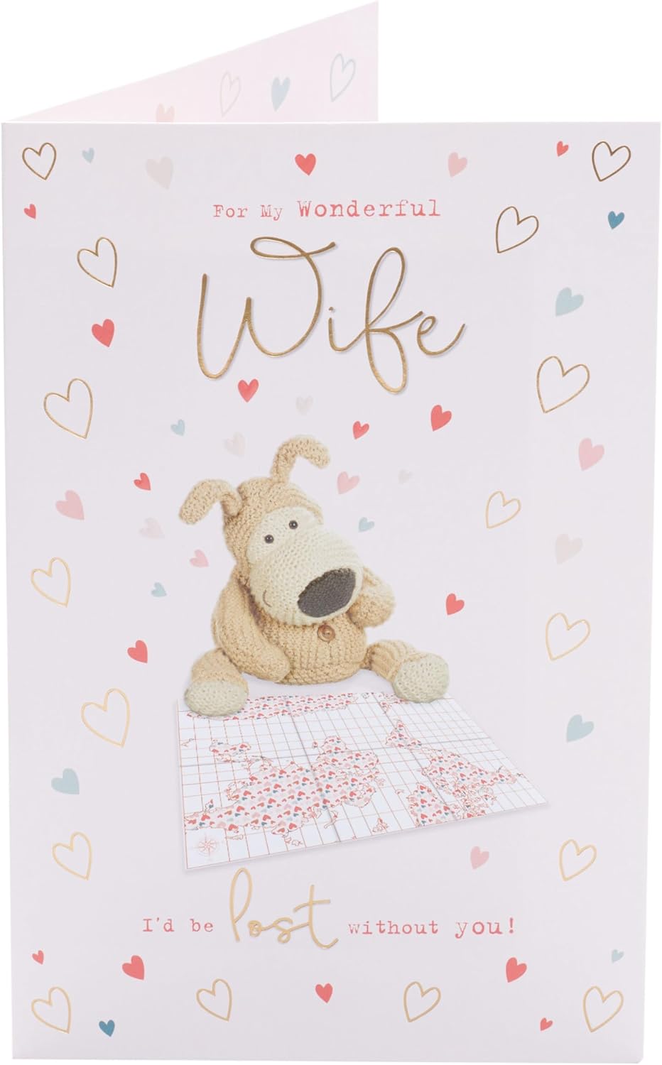 Boofle Cute Design Wife Valentine's Day Card