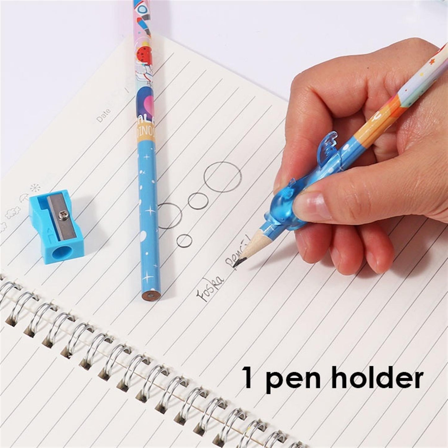 Dinosaur Themed Stationery Pencil Set With Eraser Sharpener