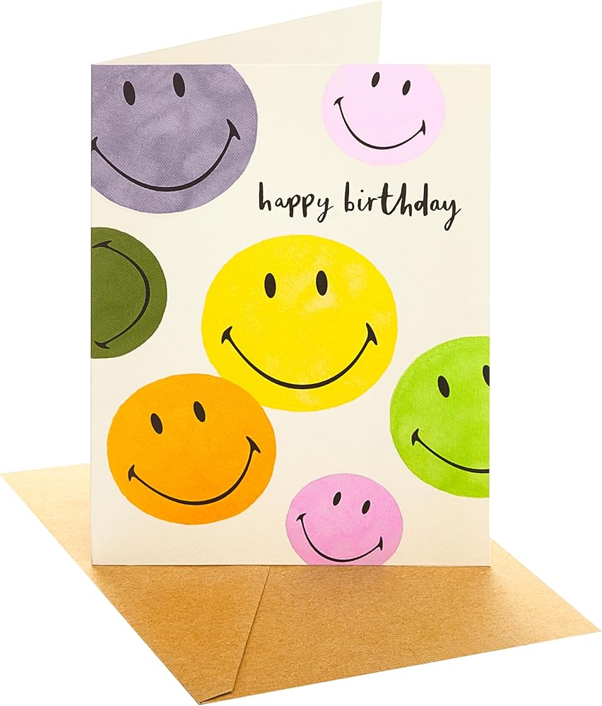 Smiley Design Birthday Card