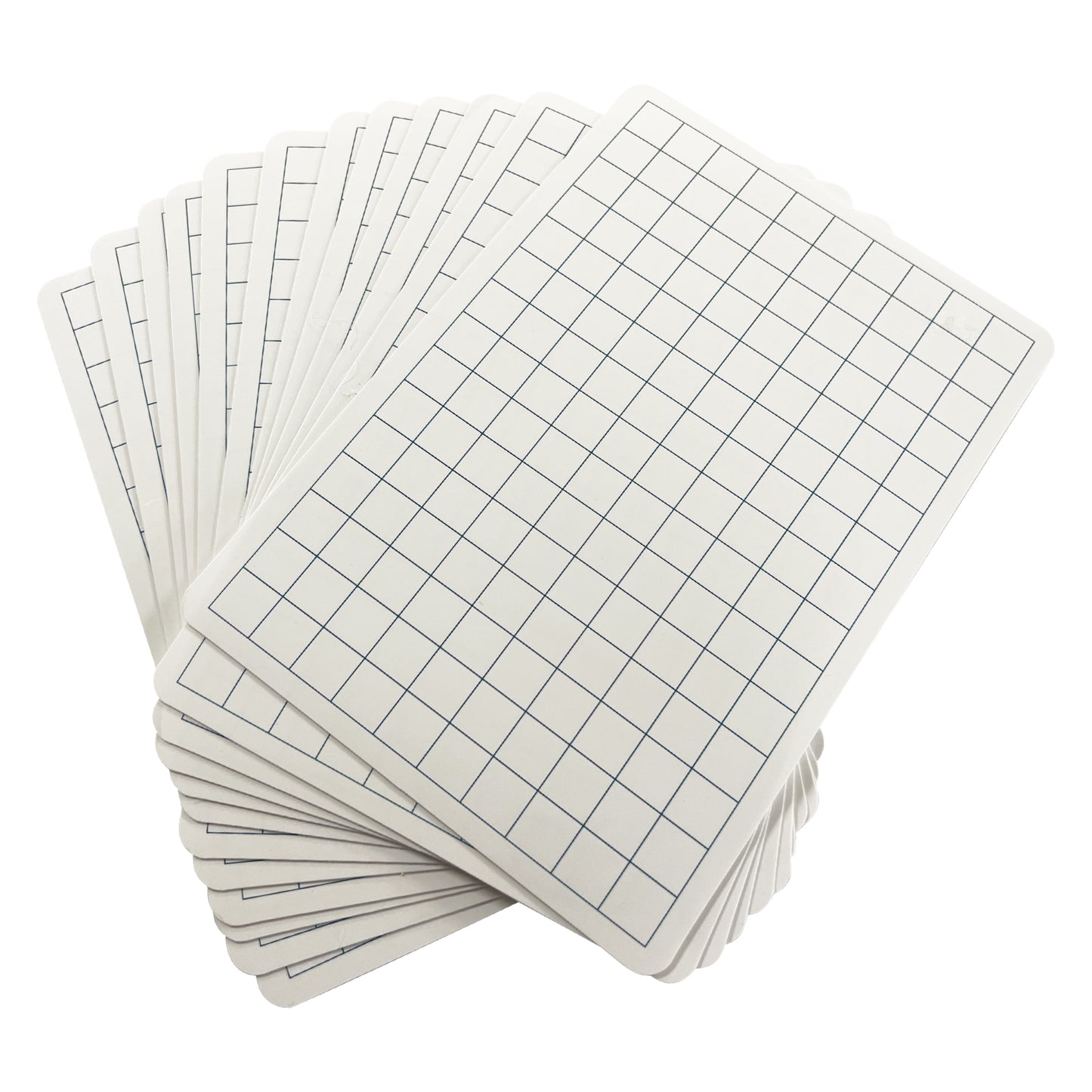 Pack of 72 Square Grid A4 Drywipe Whiteboards