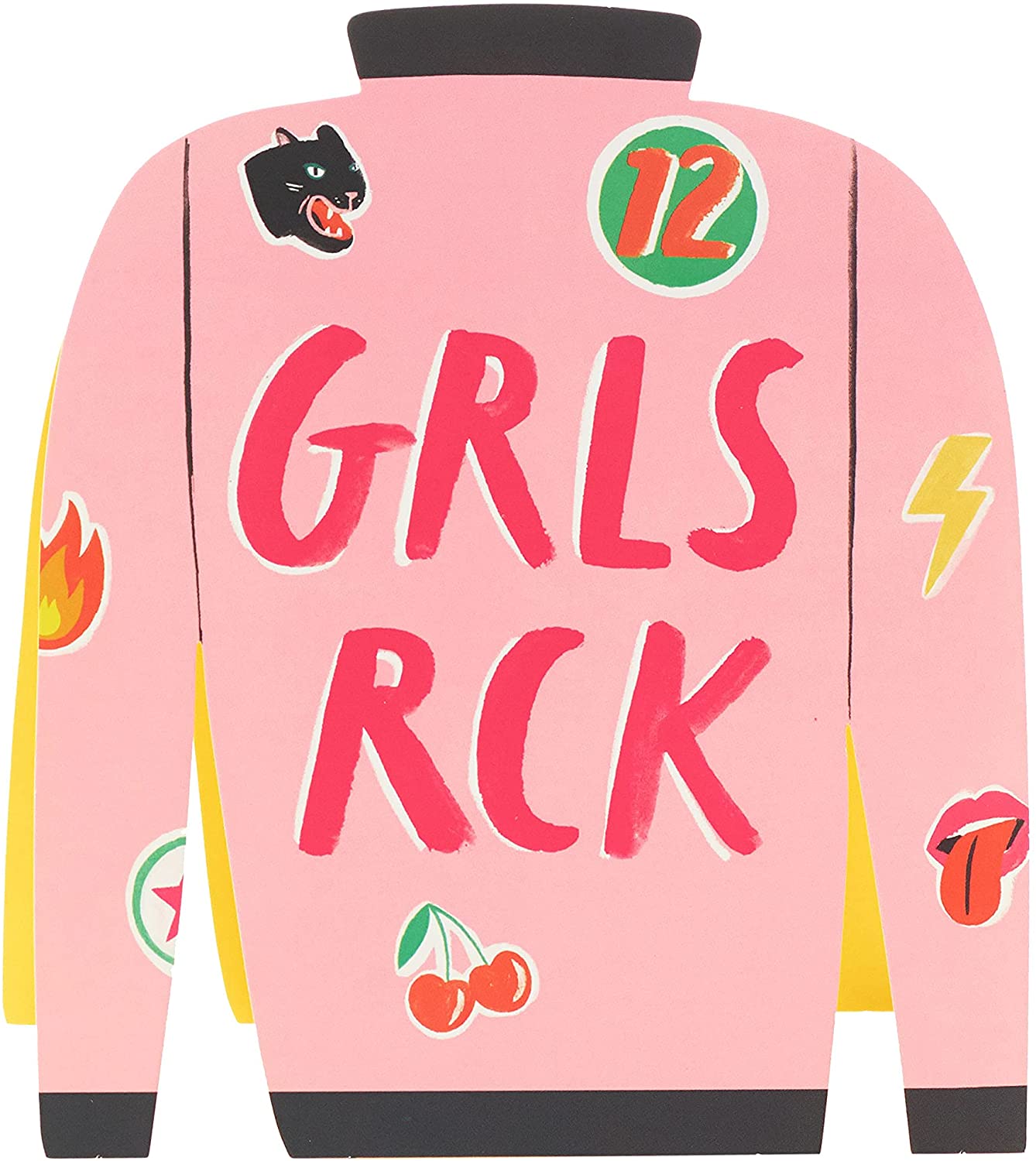 12th Jacket Design Teenage Age 12 Girl Birthday Card