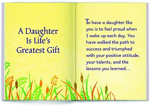 Little Keepsake Book "A Daughter is Life's Greatest Gift" for Birthday, Graduation, Christmas