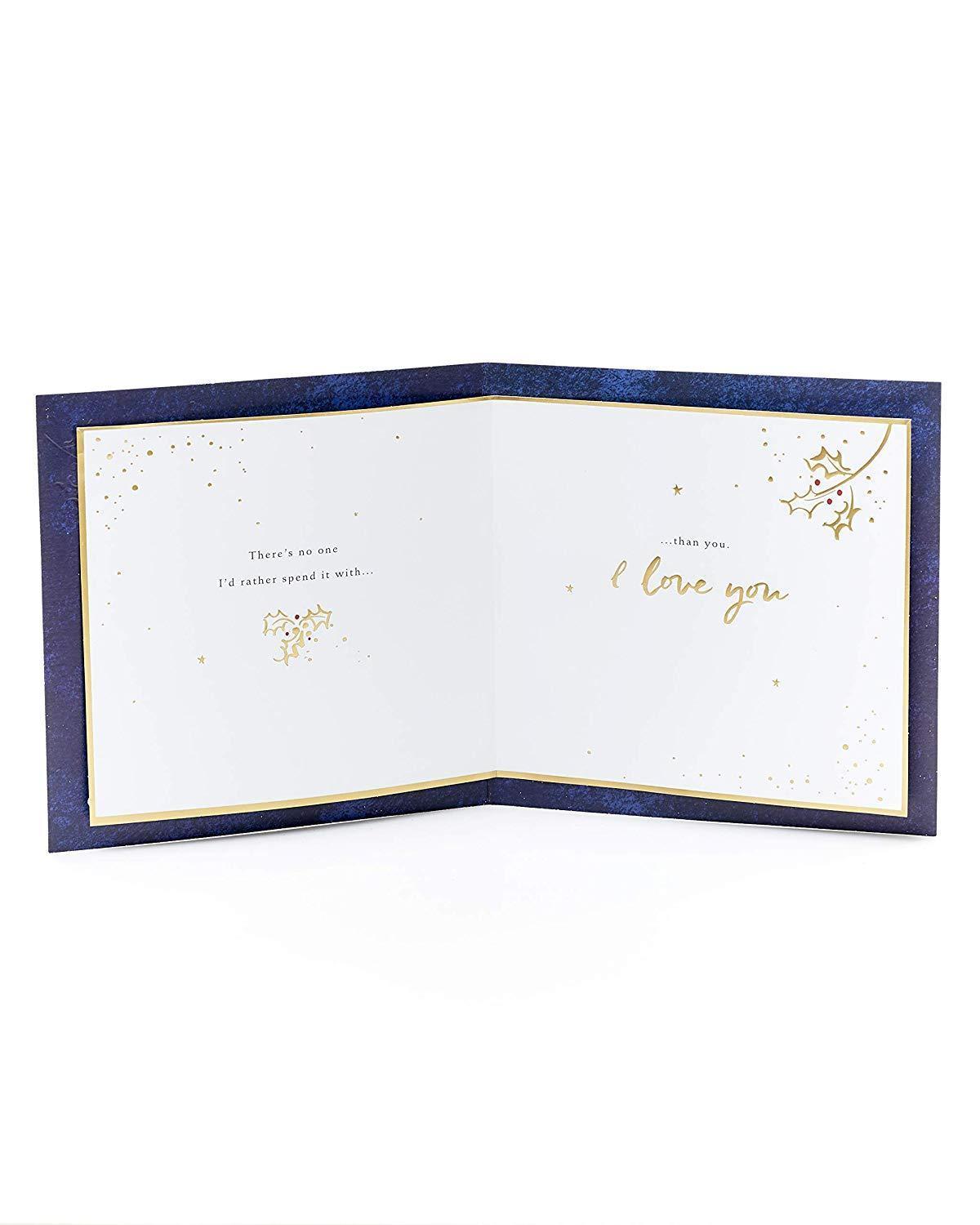 Luxury One I Love Christmas Card