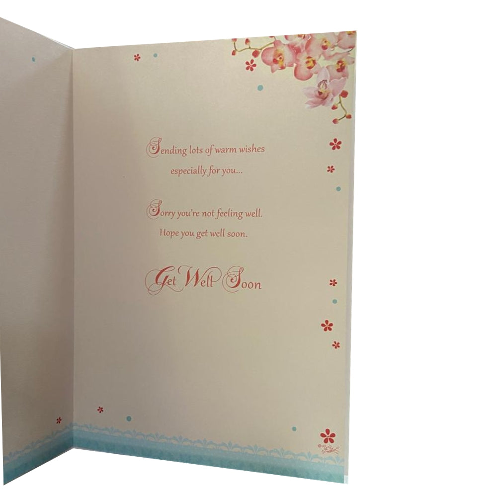 Get Well Caring Thought Sentimental Verse Card