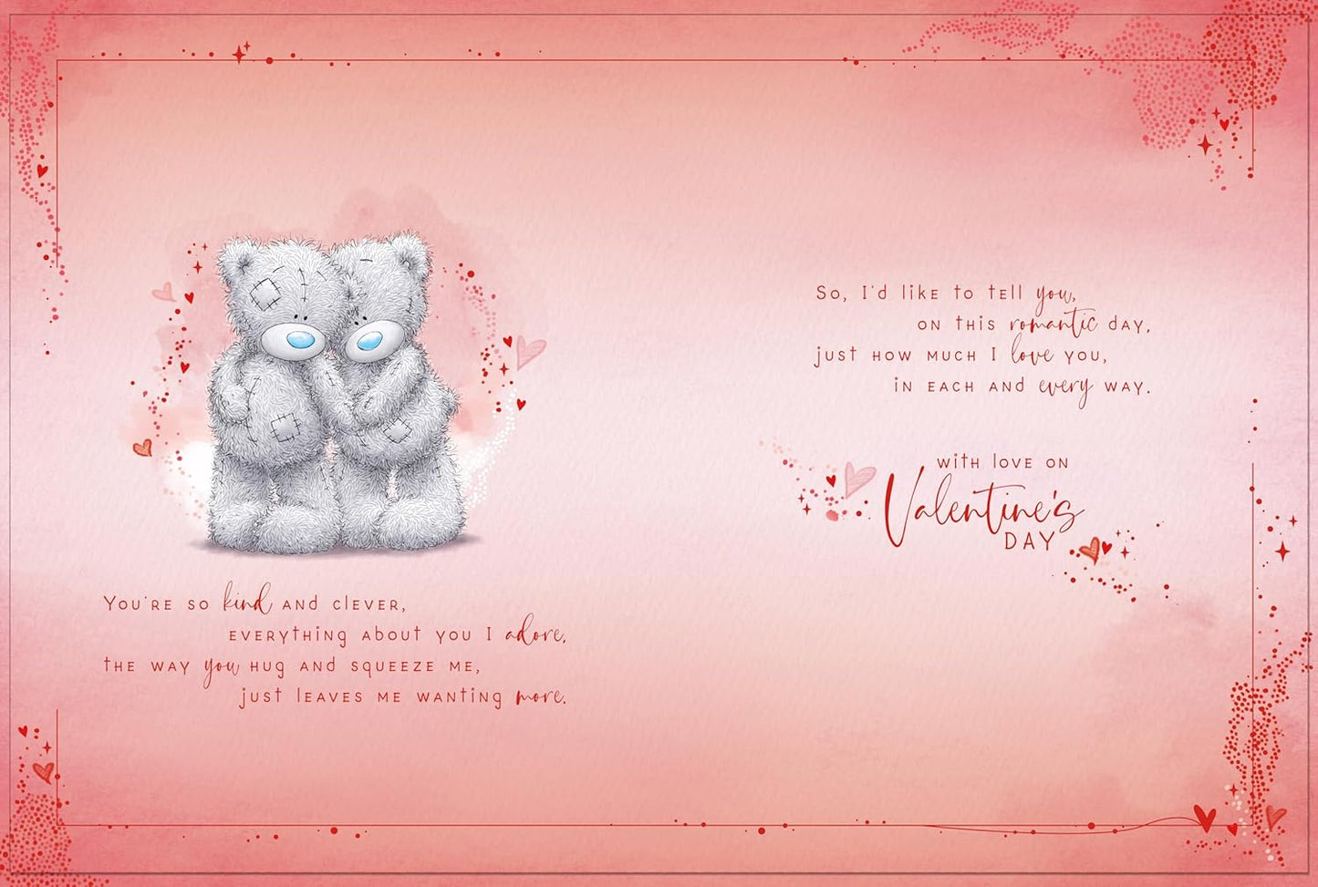 Bears Kissing With Rose Boyfriend Boxed Valentine's Day Card