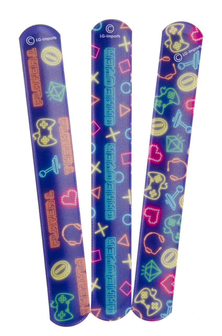 Pack of 6 Gamer Snap Bracelets