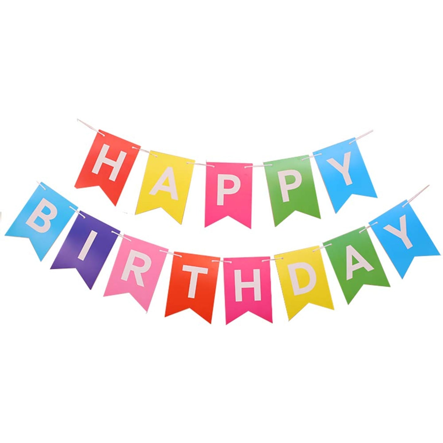 Happy Birthday Party Banner Multicolour