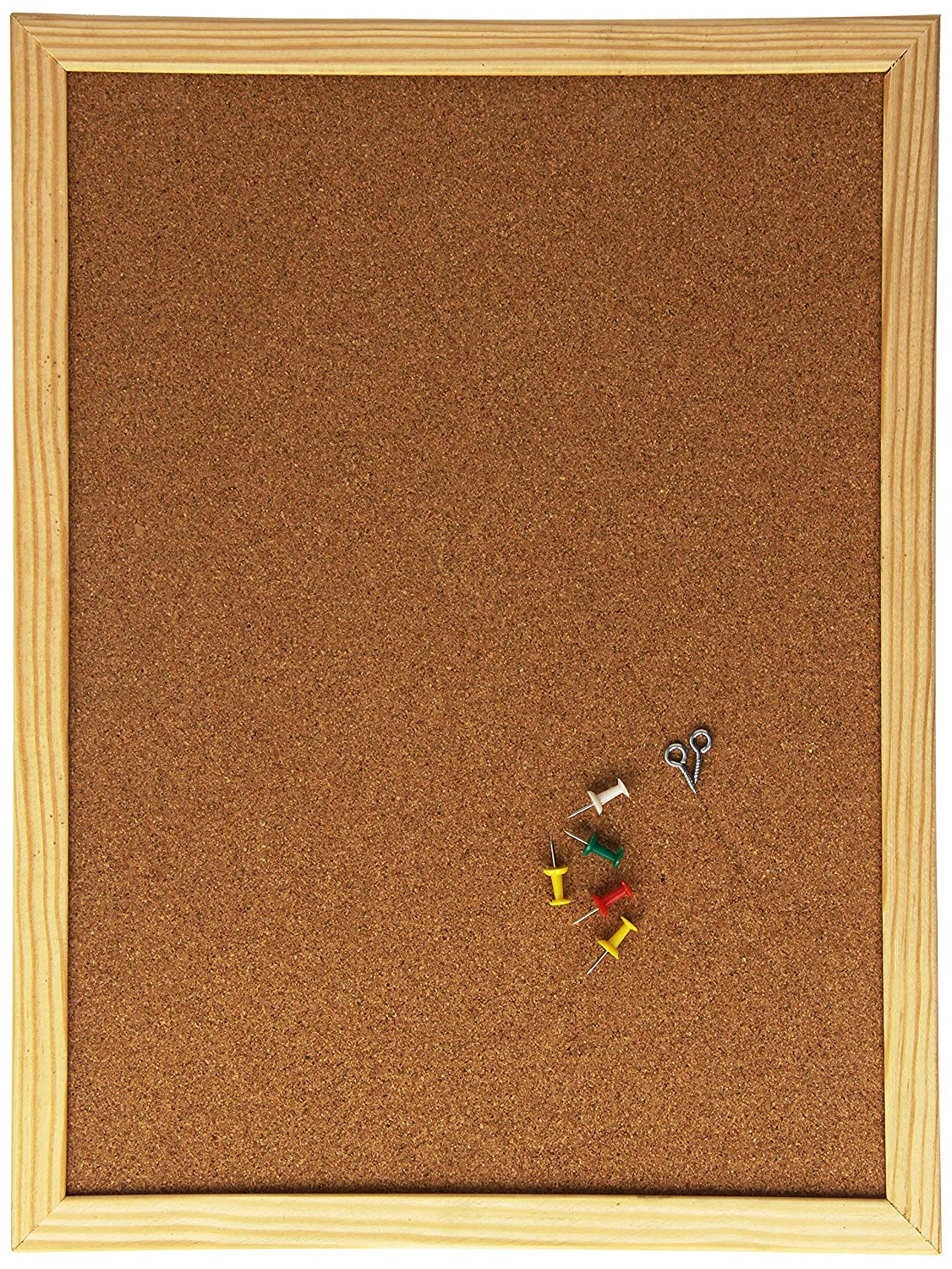 Q Connect 300x400mm Wooden Frame Cork Board {DC}