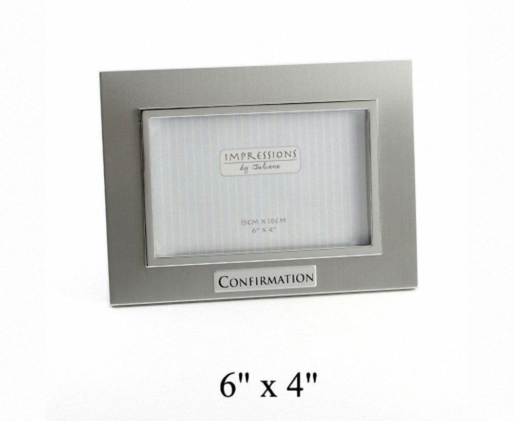 Juliana 2 Tone Aluminium Photo Frame Confirmation 6"x4