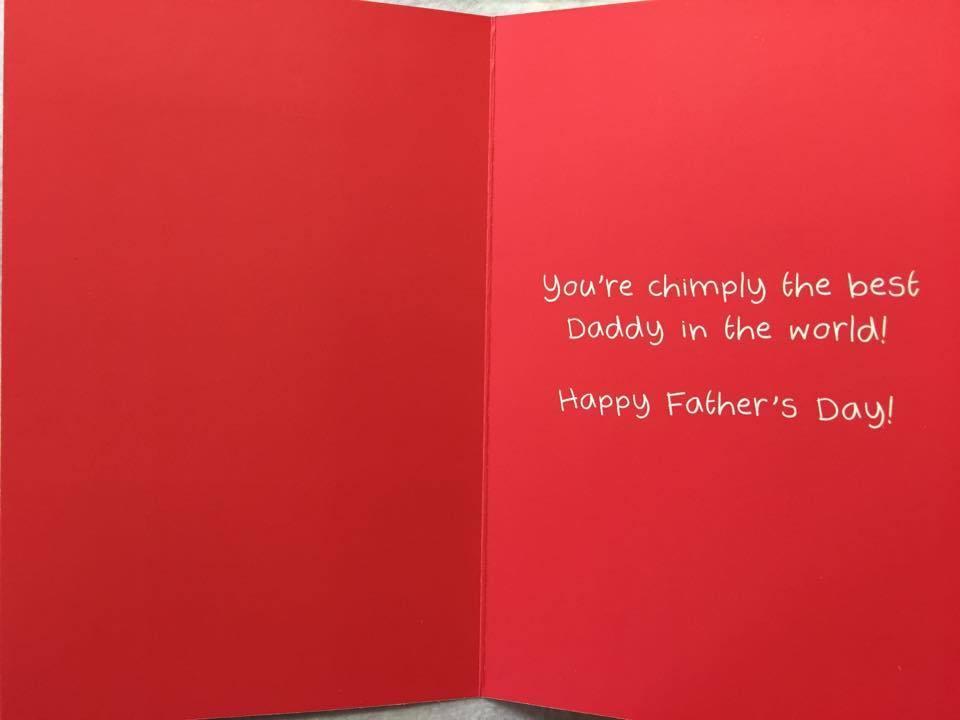 Funny From Little Monkeys Dad Happy Father's Day Card Humour Greeting Card