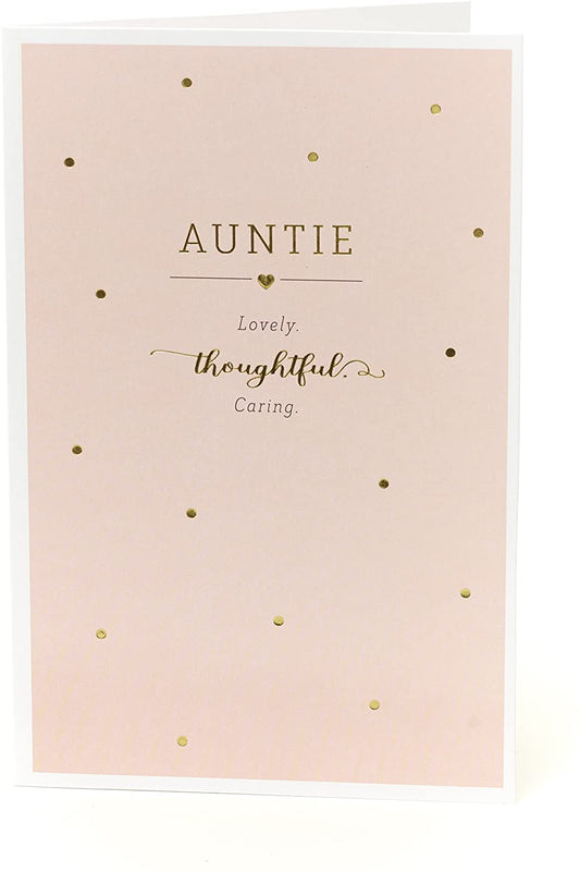 Auntie Birthday Card with Lovely Words