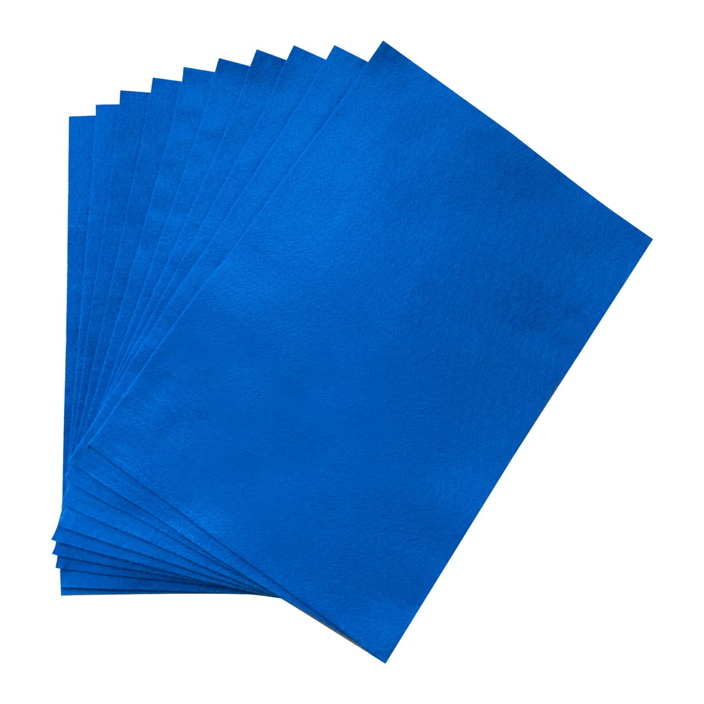 Pack of 120 A4 Blue Coloured Felt 180gsm Sheets