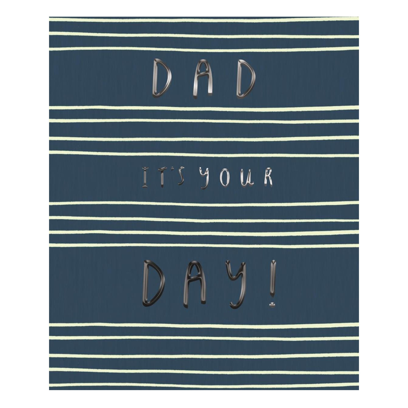 Dad Birthday Card Foil Finished Studio Design